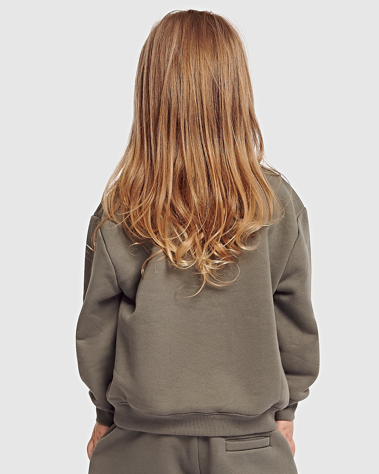 Kids Heavy Fleece Crew Neck Jumper and Short Set