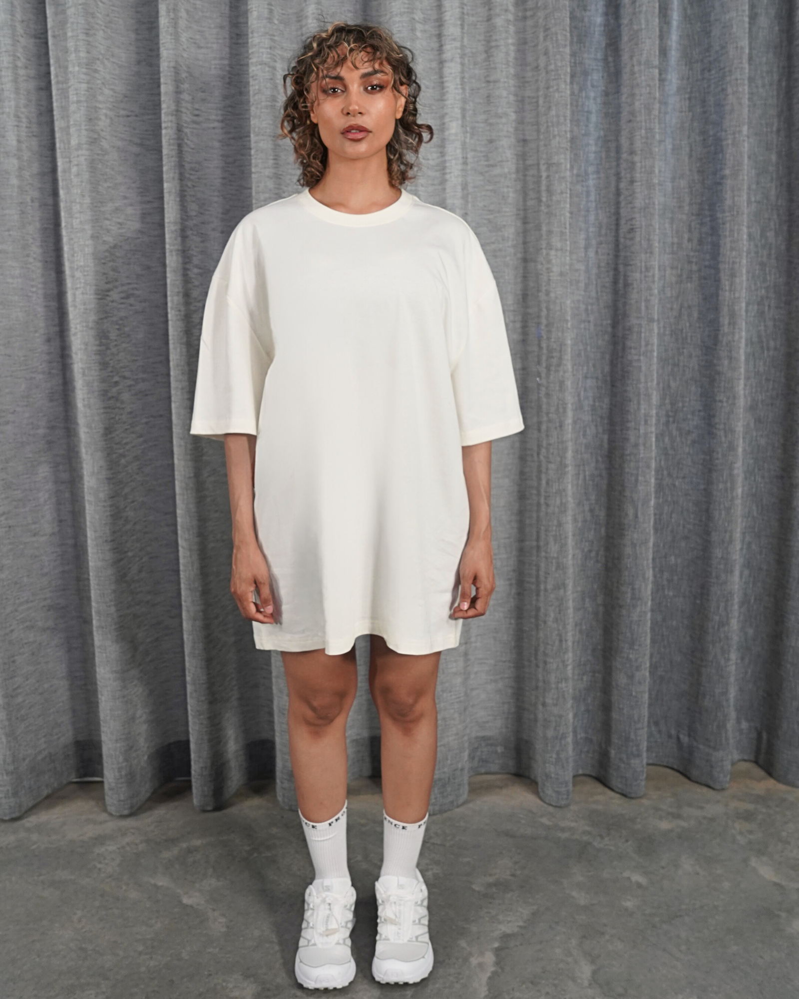 Womens Arch Logo T-Shirt Off White