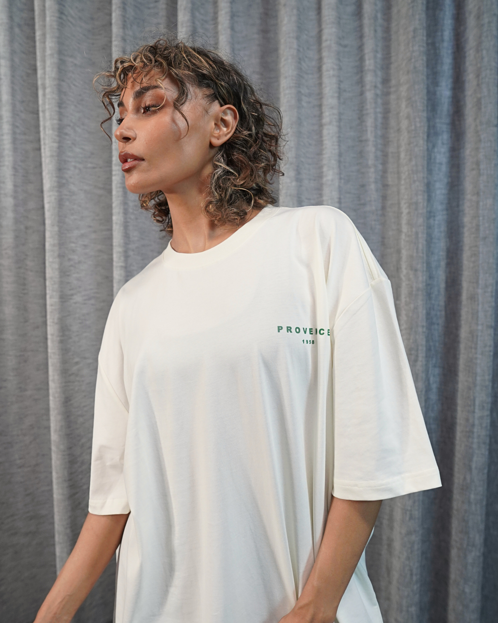 Womens 1958 Logo T-Shirt Off White