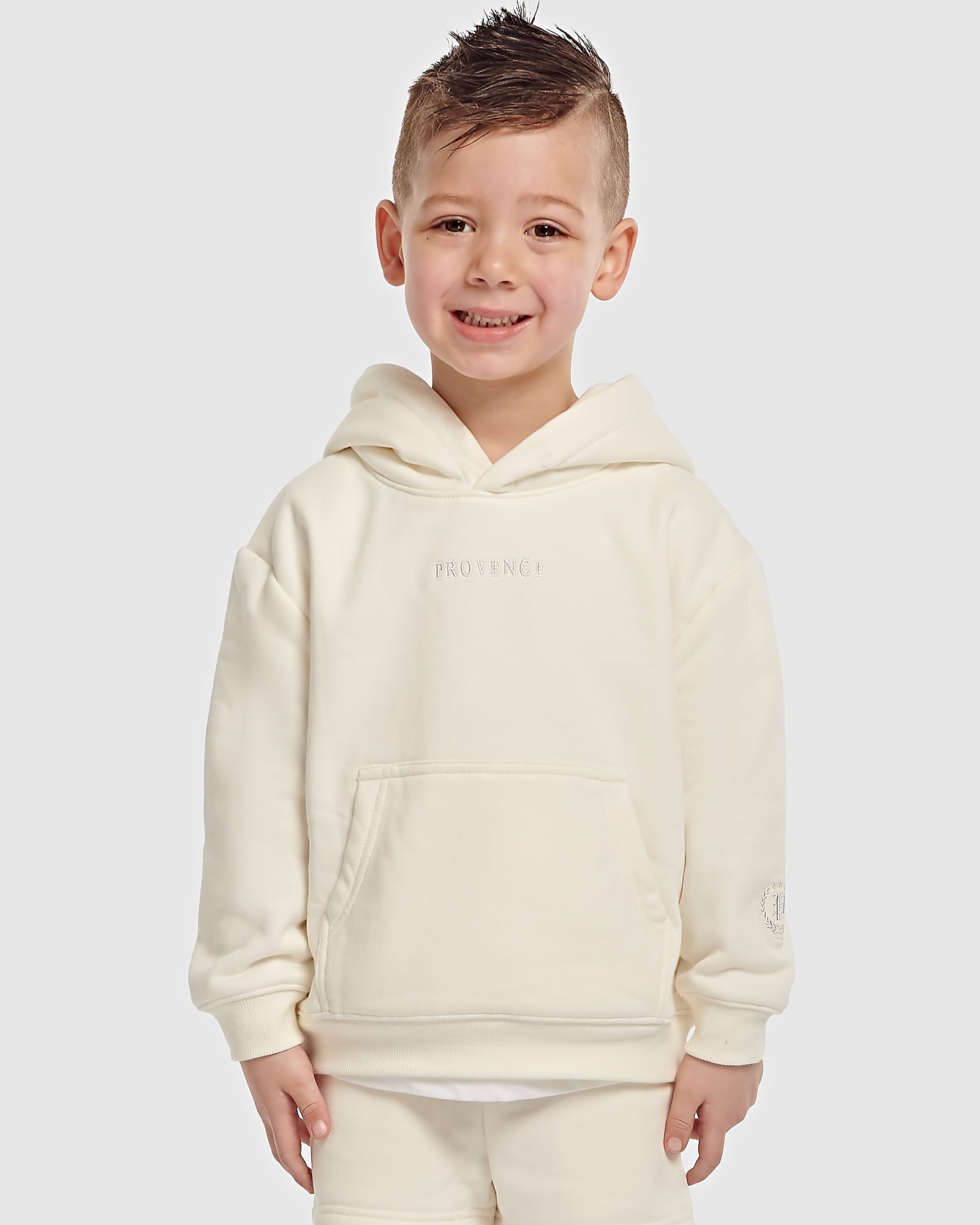 Kids Two Pack Off White Heavy Fleece Hoodie