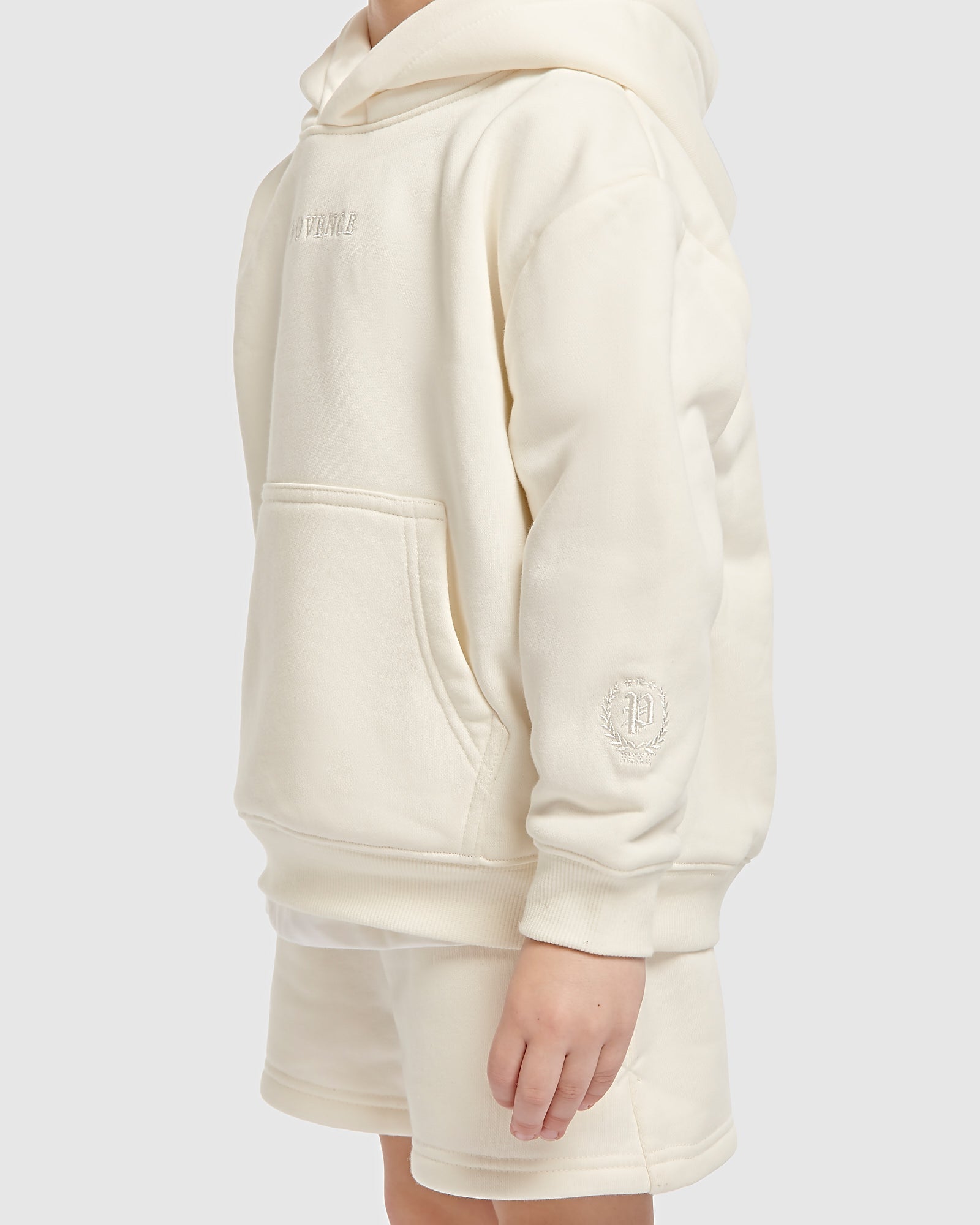 Kids Two Pack Off White Heavy Fleece Hoodie