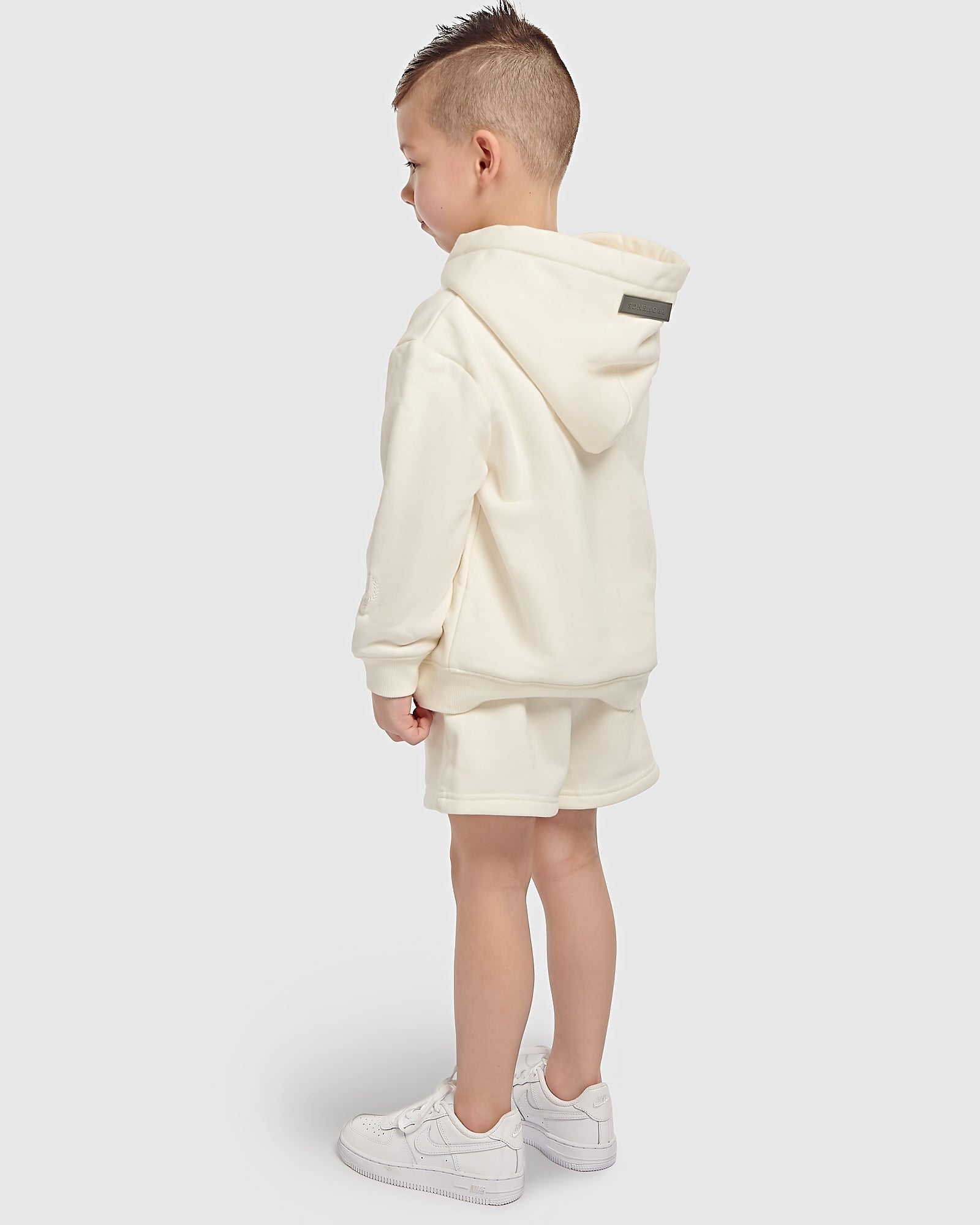 Kids Two Pack Off White Heavy Fleece Hoodie