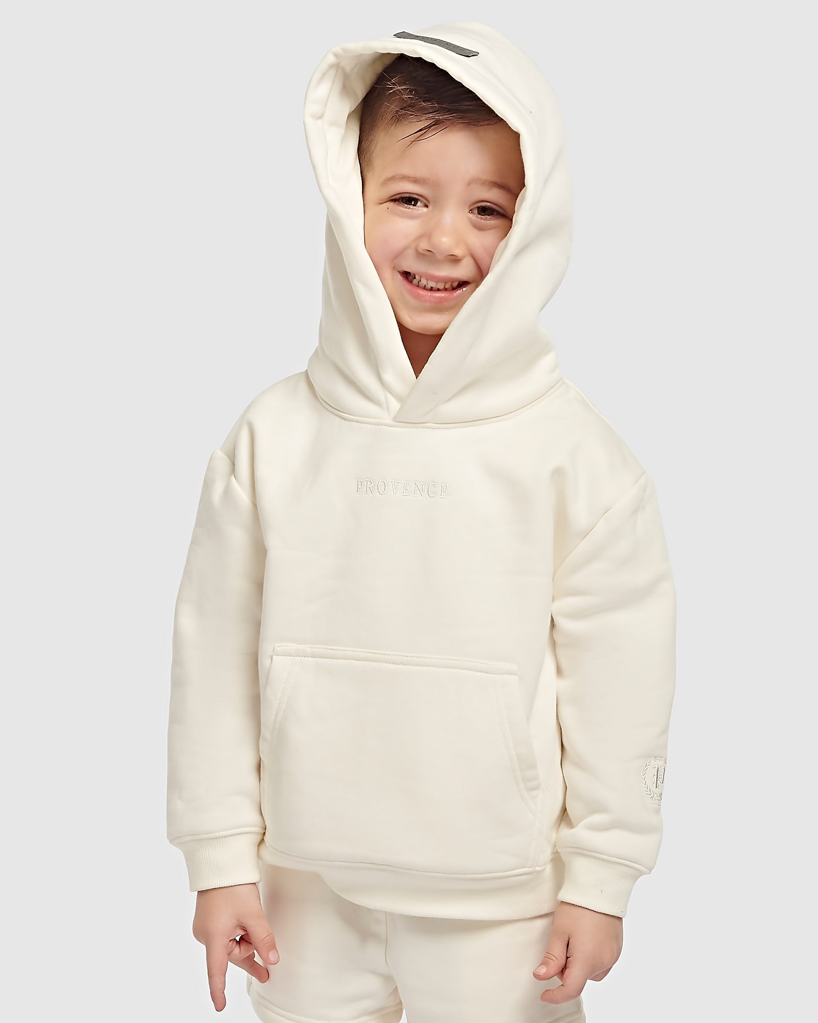 Kids Two Pack Off White Heavy Fleece Hoodie