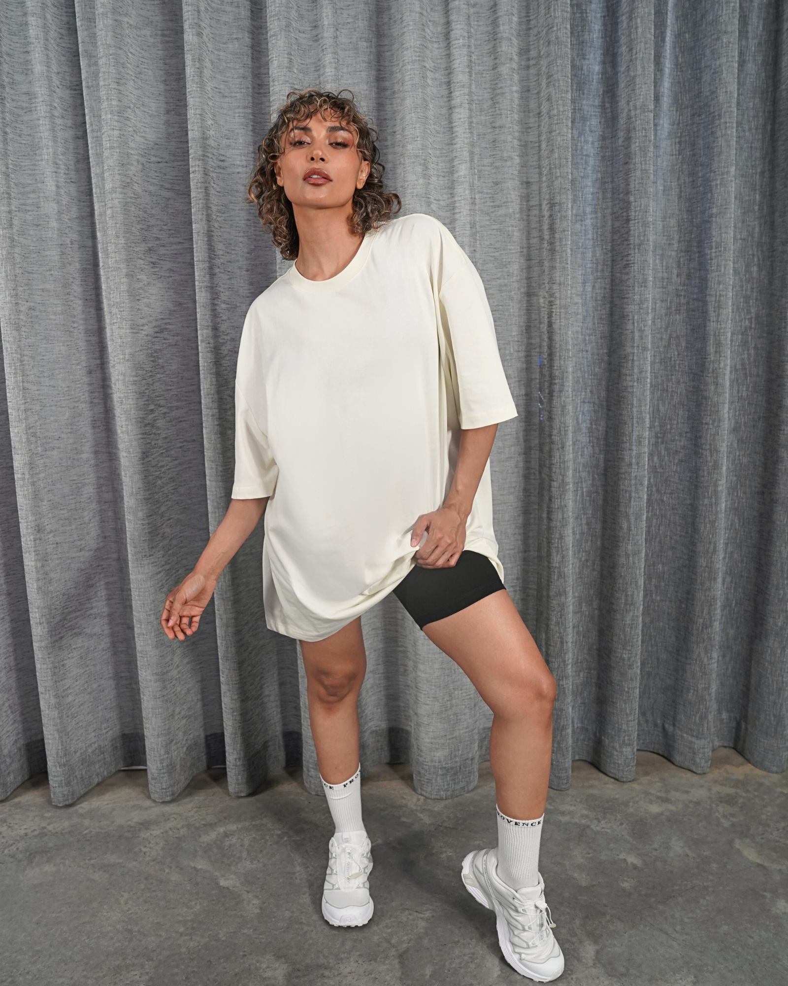 Womens Basic T-Shirt Off White