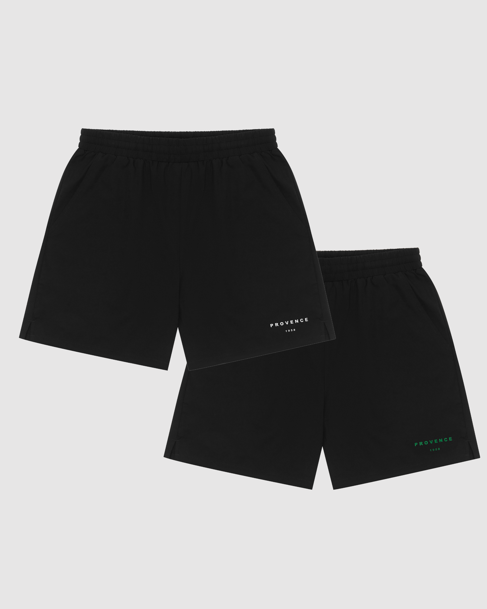 Two Pack Nylon Short Black