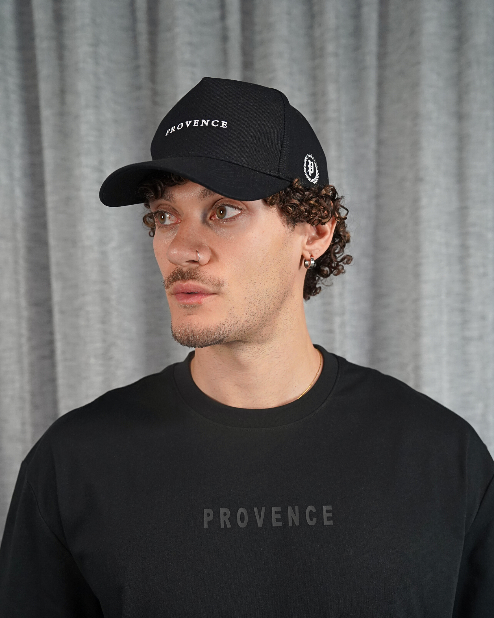 Mens Classic Provence Cap Black/White