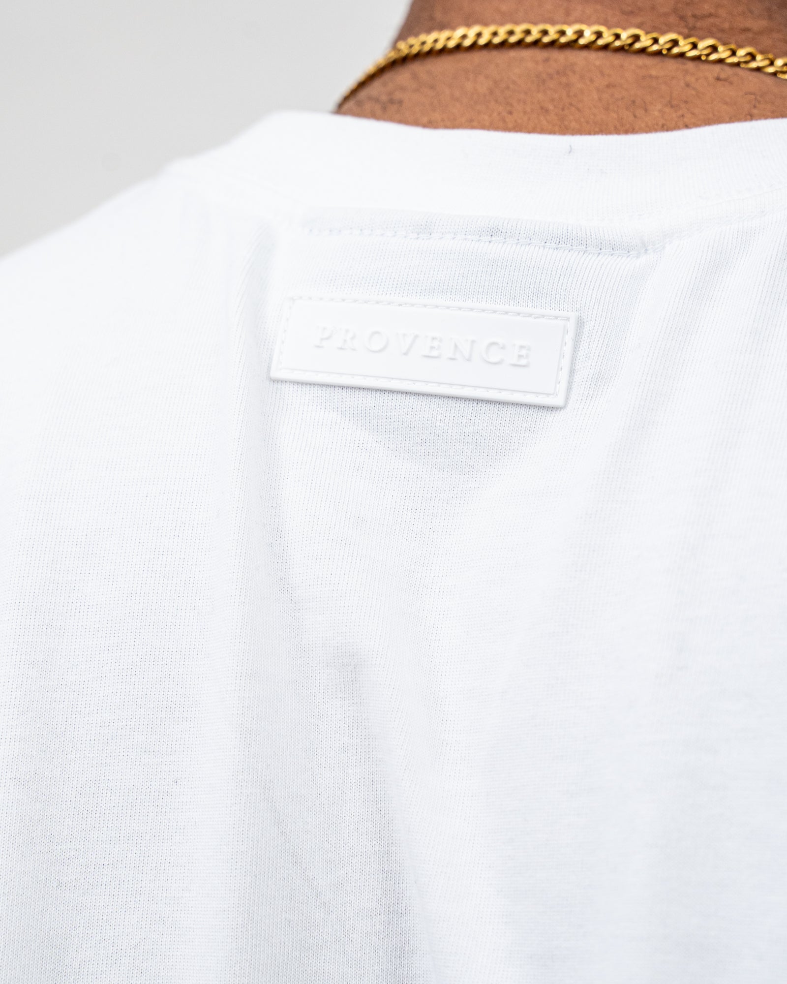 Mens Embroidery White T-Shirt