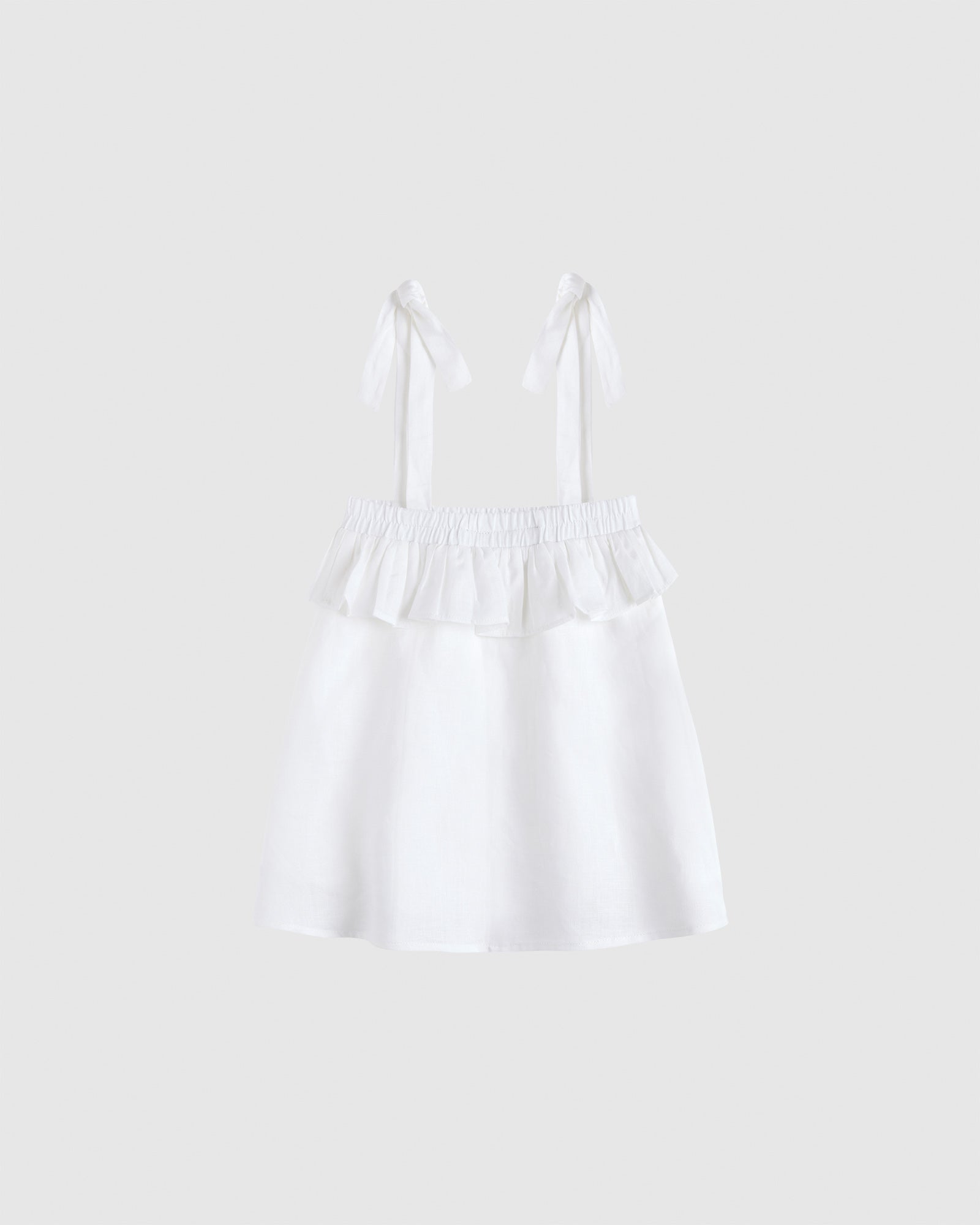 Kids Linen Frill Cami